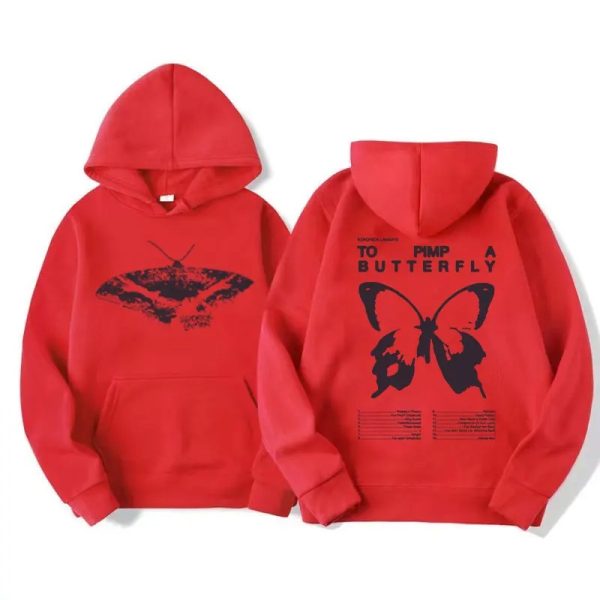 To Pimp A Butterfly tracklist graphic hoodie Kendrick Lamar