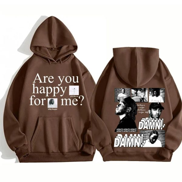 Kendrick Lamar Damn and Mr. Morale Hoodie Vintage 90s Rap Style