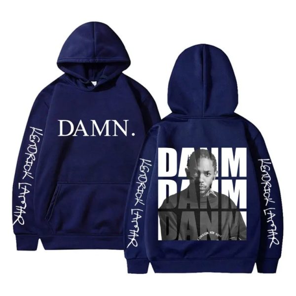 Kendrick Lamar DAMN hoodie, album-inspired hip hop streetwear