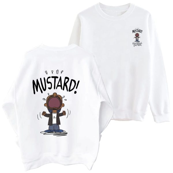 Mustard yellow Kendrick Lamar GNX album hoodie, unisex oversized style