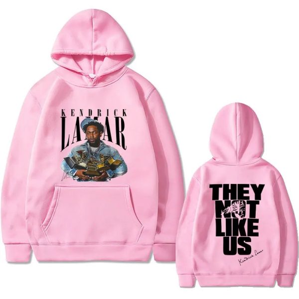 Kendrick Lamar hoodie with They Not Like Us print, hip hop streetwear style