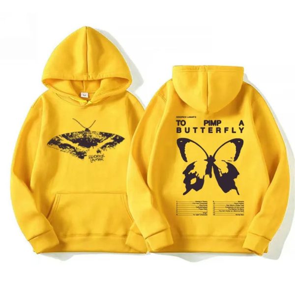 To Pimp A Butterfly tracklist graphic hoodie Kendrick Lamar