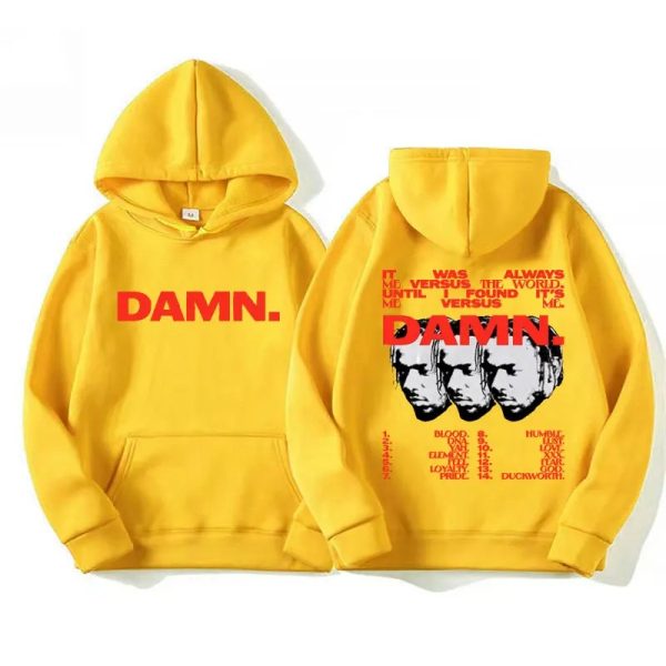 Kendrick Lamar DAMN Hoodie – Conscious Rap Inspired Vintage 90s Streetwear - Image 3