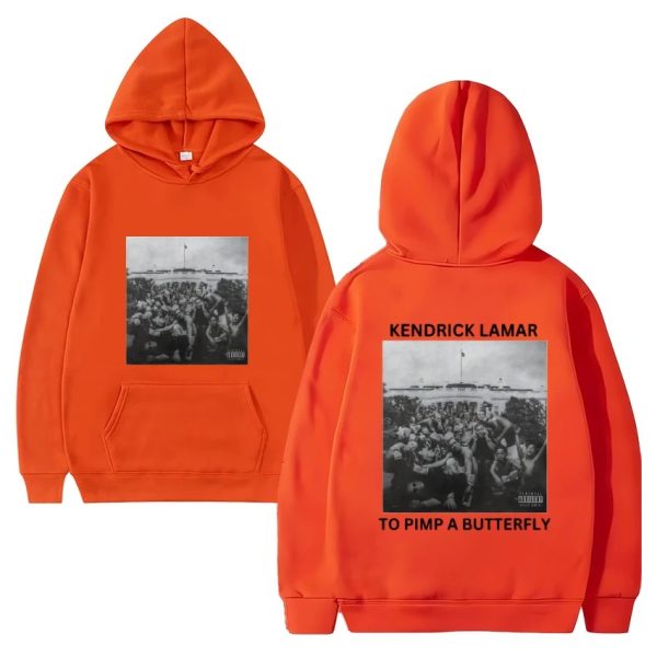 Minimal To Pimp A Butterfly graphic hoodie for men and women