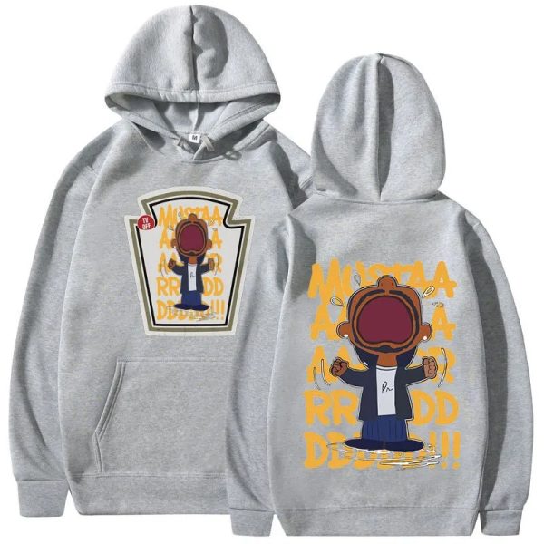 Unisex Kendrick Lamar mustard graphic hoodie streetwear