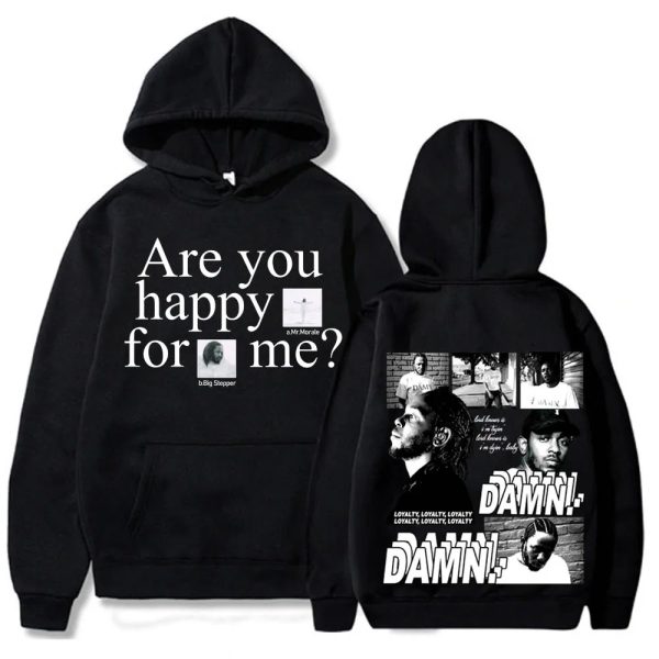 Kendrick Lamar Damn and Mr. Morale Hoodie Vintage 90s Rap Style