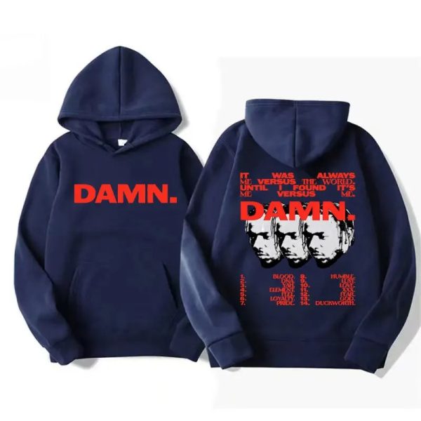 Kendrick Lamar DAMN Hoodie – Conscious Rap Inspired Vintage 90s Streetwear