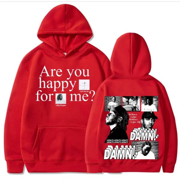 Kendrick Lamar Damn and Mr. Morale Hoodie Vintage 90s Rap Style