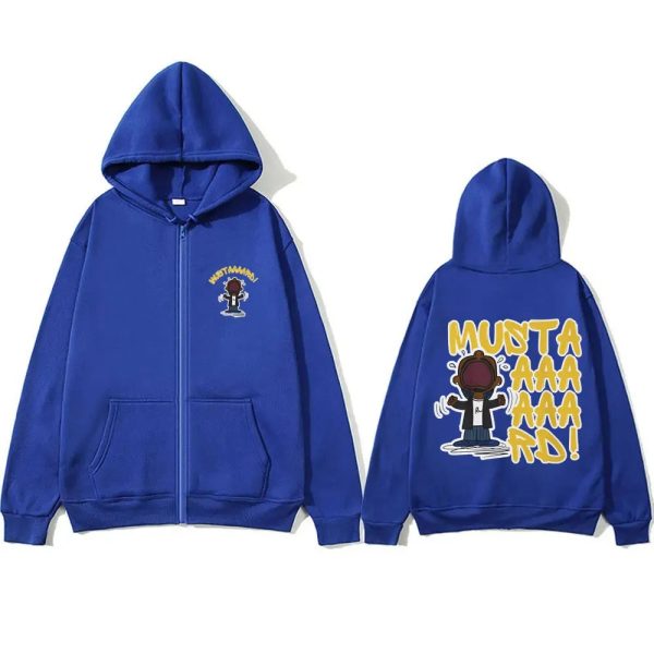 Kendrick Lamar Not Like Us mustard zipper hoodie