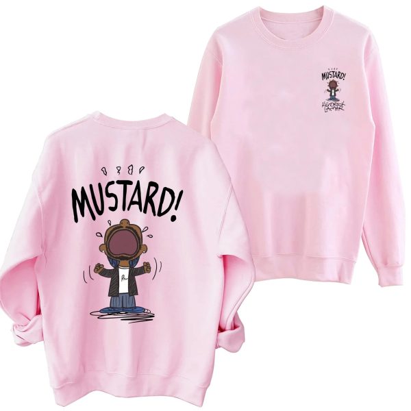 Mustard yellow Kendrick Lamar GNX album hoodie, unisex oversized style