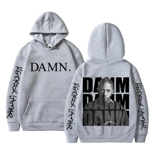 Kendrick Lamar DAMN hoodie, album-inspired hip hop streetwear