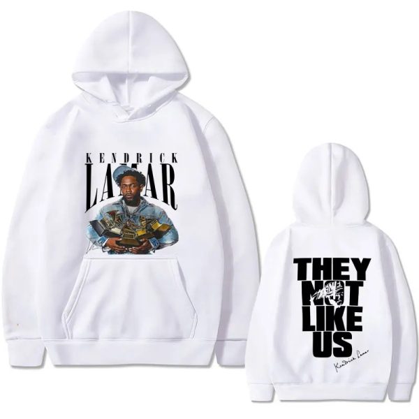 Kendrick Lamar hoodie with They Not Like Us print, hip hop streetwear style