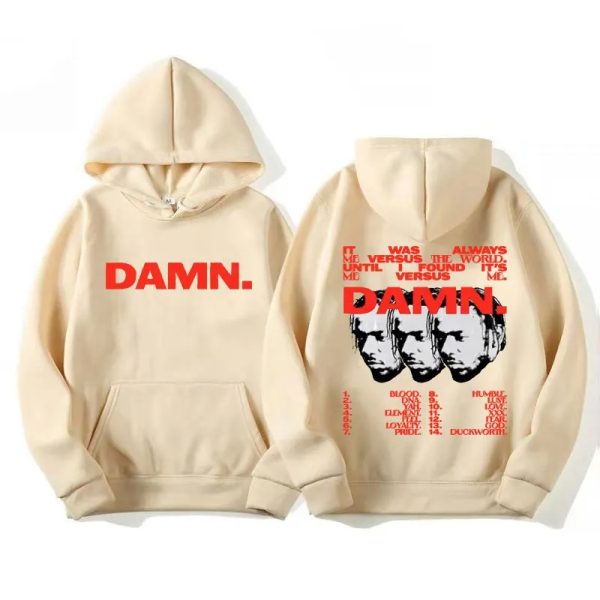 Kendrick Lamar DAMN Hoodie – Conscious Rap Inspired Vintage 90s Streetwear - Image 8