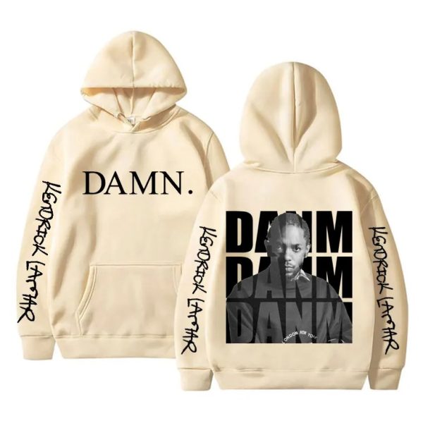 Kendrick Lamar DAMN hoodie, album-inspired hip hop streetwear