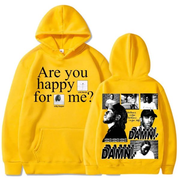 Kendrick Lamar Damn and Mr. Morale Hoodie Vintage 90s Rap Style