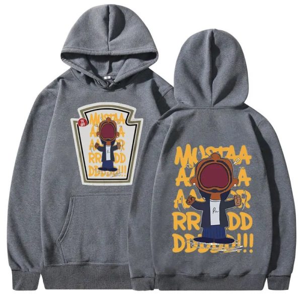Unisex Kendrick Lamar mustard graphic hoodie streetwear