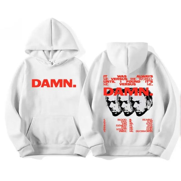 Kendrick Lamar DAMN Hoodie – Conscious Rap Inspired Vintage 90s Streetwear - Image 7