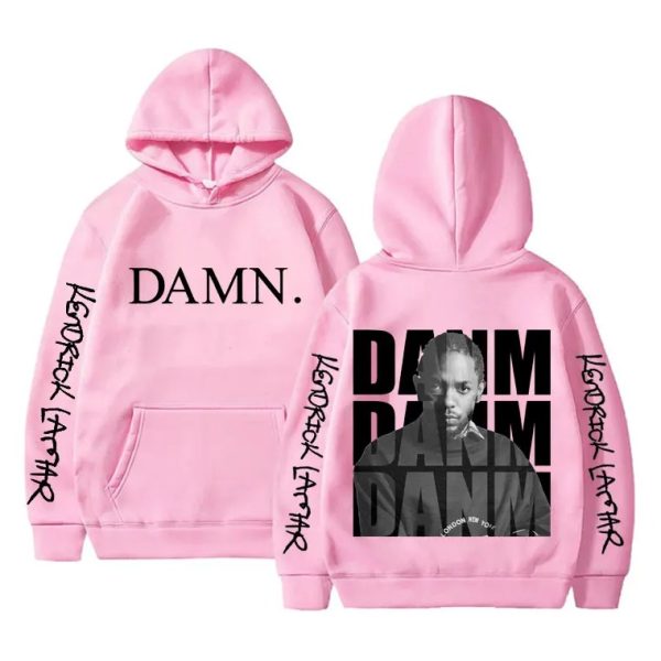 Kendrick Lamar DAMN hoodie, album-inspired hip hop streetwear