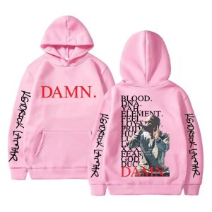 Kendrick Lamar minimalist oversized DAMN hoodie for fans