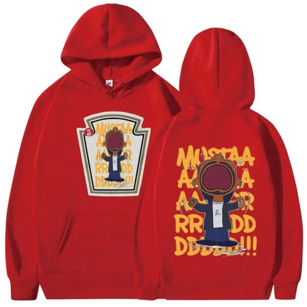 Unisex Kendrick Lamar mustard graphic hoodie streetwear