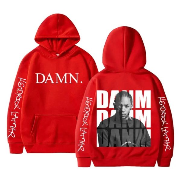 Kendrick Lamar DAMN hoodie, album-inspired hip hop streetwear