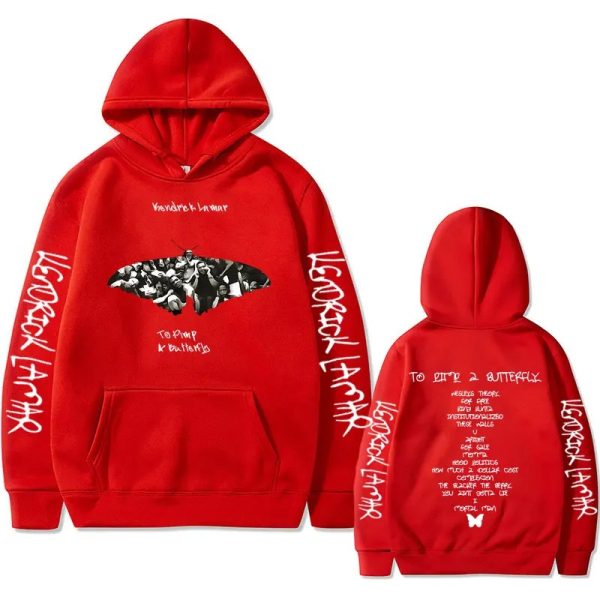 Kendrick Lamar To Pimp A Butterfly graphic hoodie for men