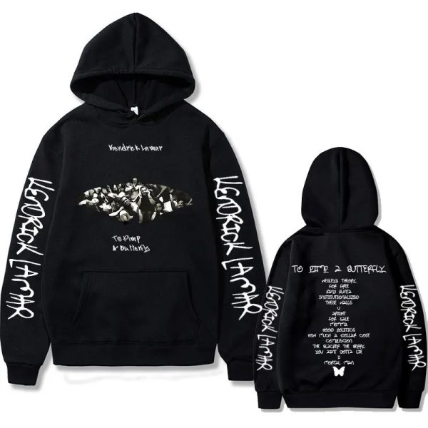 Kendrick Lamar To Pimp A Butterfly graphic hoodie for men