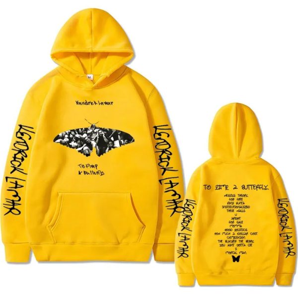 Kendrick Lamar To Pimp A Butterfly graphic hoodie for men